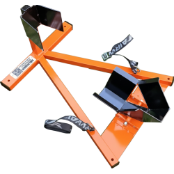 Soporte WheelChock con suncho de amarre