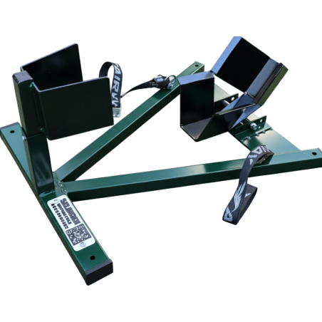 Soporte WheelChock con suncho de amarre