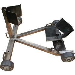 Wheel Chock Move com Ruedas Rat Rod