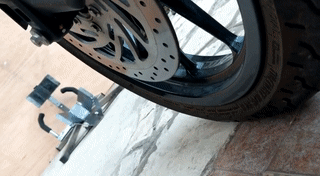 Sistema antirrobo wheel lock by Selinger Motorcycle Accessories